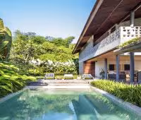 Вилла Casabama I Panjang, Бассейн и сад